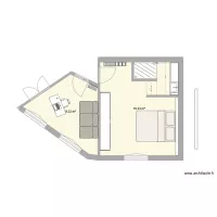Chambre + bureau I