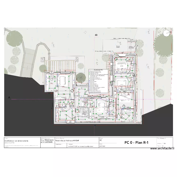 PLAN ELEC RDJ. Plan de 
