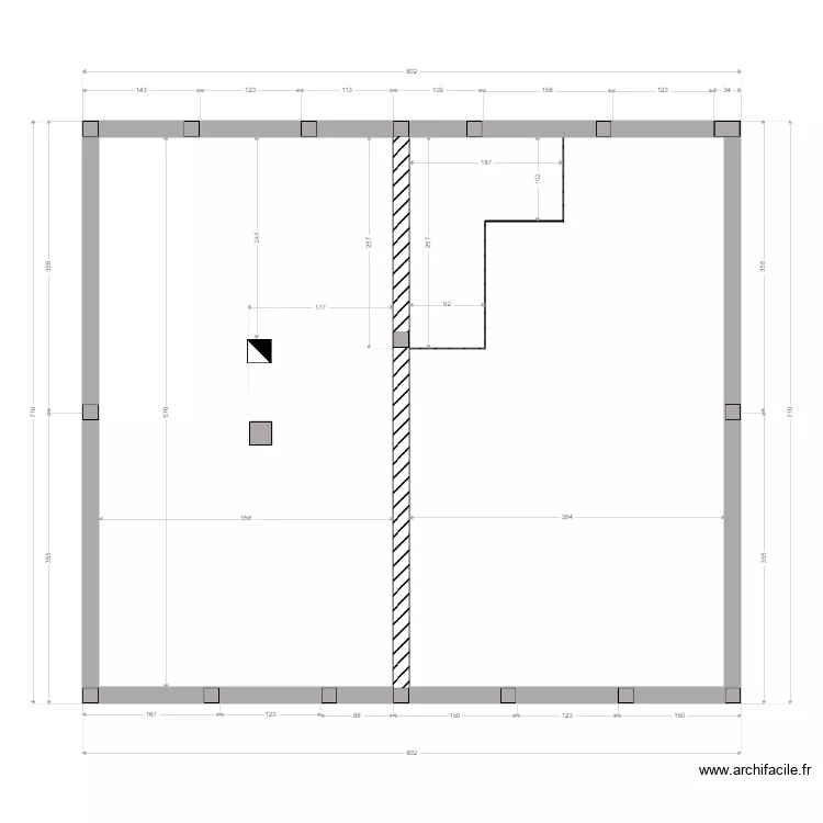 MANIEZ / HIELSCHER PLANCHER ETAGE. Plan de 