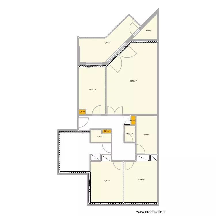 BLR Karen. Plan de 14 et 88 m² BLR Karen. Plan de 14 et 88 m²