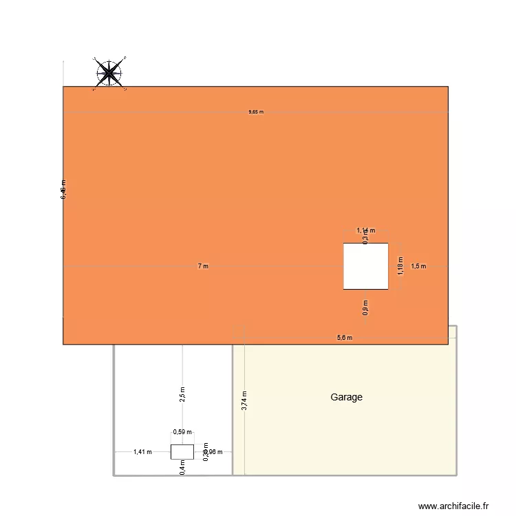 Facade SUD EST KOCH. Plan de Facade SUD EST KOCH. Plan de