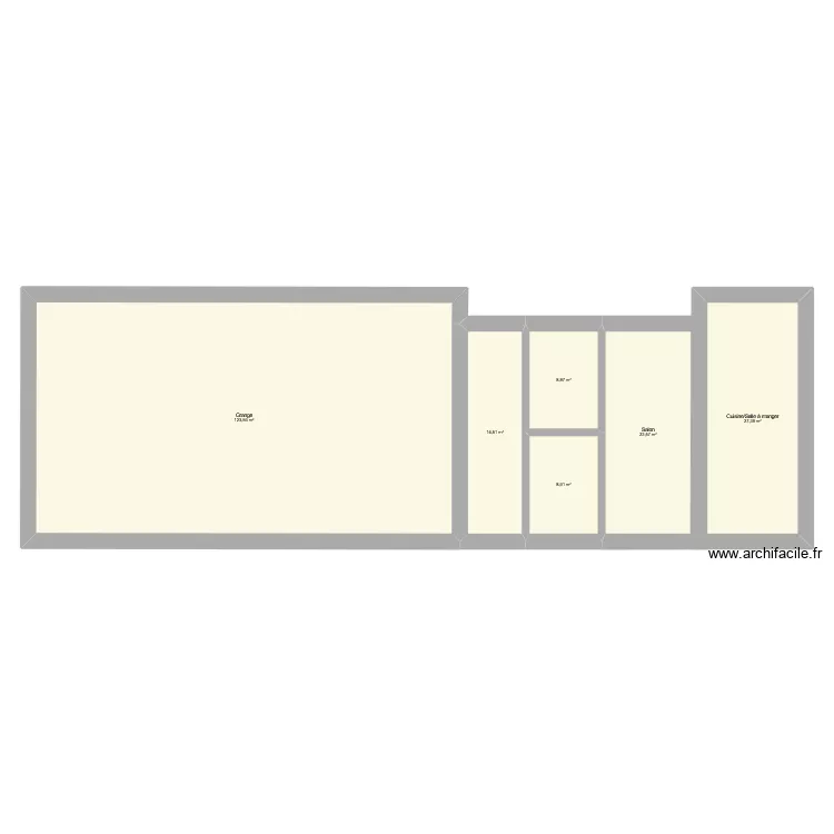 Maison id&eacute;e 1. Plan de 
