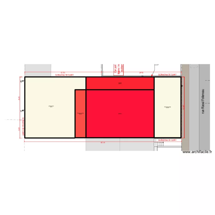 surface totale . Plan de surface totale . Plan de