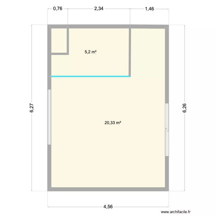 Salle de lavage Odycea. Plan de 2 et 26 m² Salle de lavage Odycea. Plan de 2 et 26 m²