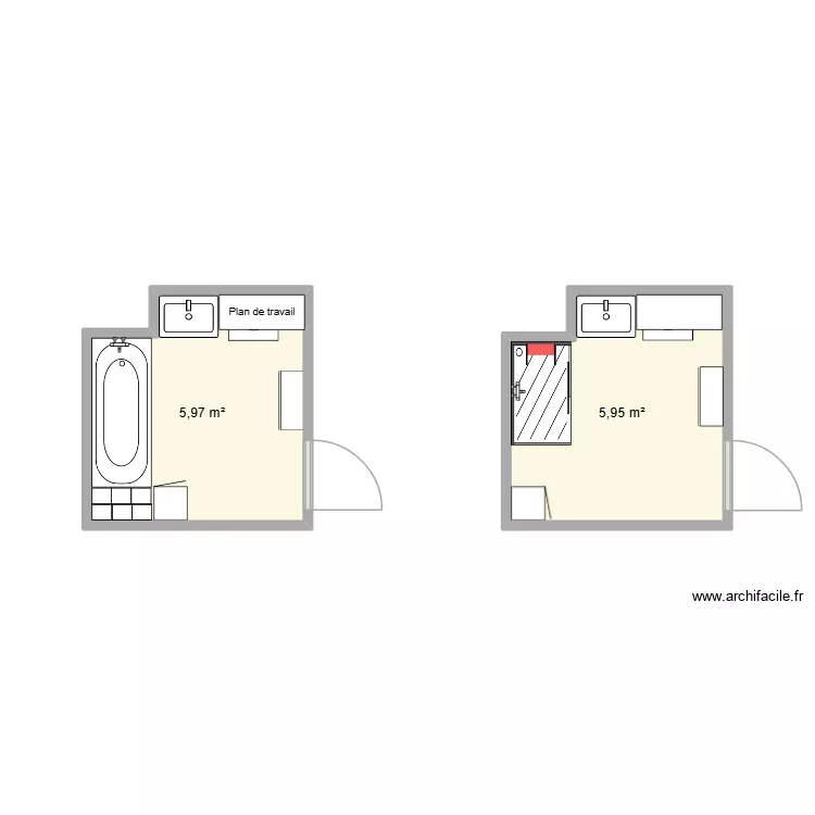serr. Plan de 2 et 12 m² serr. Plan de 2 et 12 m²
