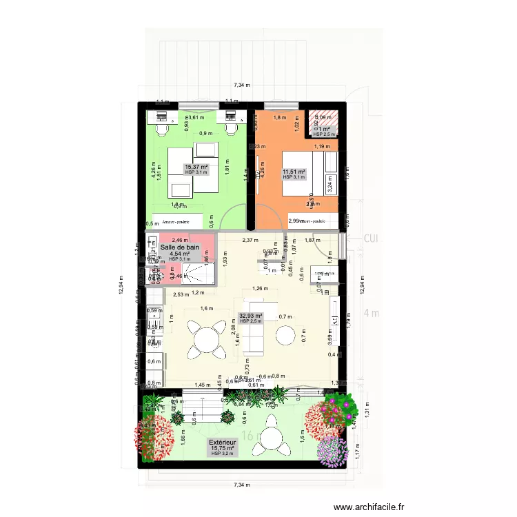 sevres12. Plan de 6 et 77 m² sevres12. Plan de 6 et 77 m²