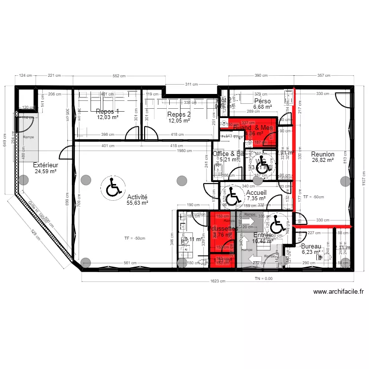 Fontenay Projet JrD ArL Tvx - av CF V corrigé poteau. Plan de Fontenay Projet JrD ArL Tvx - av CF V corrigé poteau. Plan de