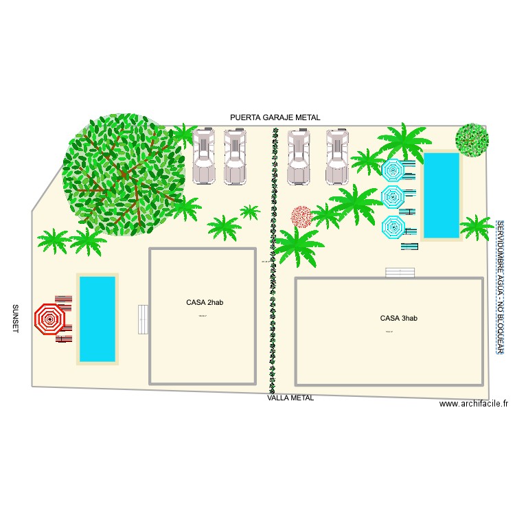 LOTE A Santini Cartayna. Plan de 3 pièces et 1202 m2