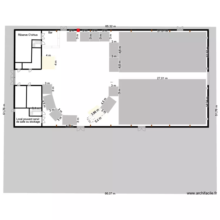Plan Village Gravel Argenton Sur Creuse (36) 14 et 15 mai 2026. Plan de 1  et 1768 m²