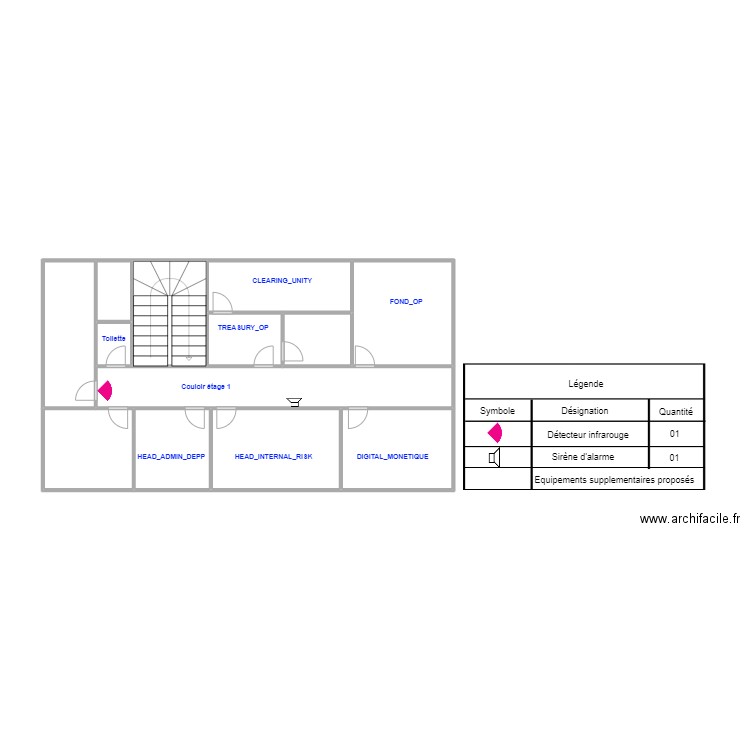  AKWA ETAGE1intru prop. Plan de 0 pièce et 0 m2