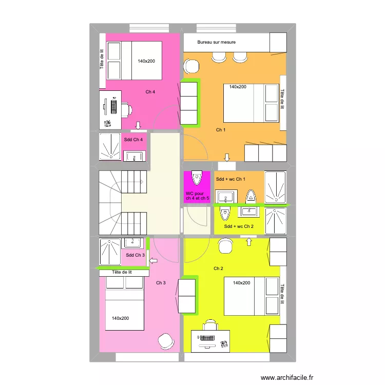 Victor Gilsoul Rez+1 Coloc. Plan de 0 pièce et 0 m2