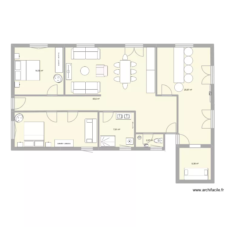 appart v2. Plan de 6 et 122 m² appart v2. Plan de 6 et 122 m²