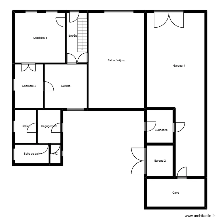Sibre. Plan de 21 et 367 m² Sibre. Plan de 21 et 367 m²