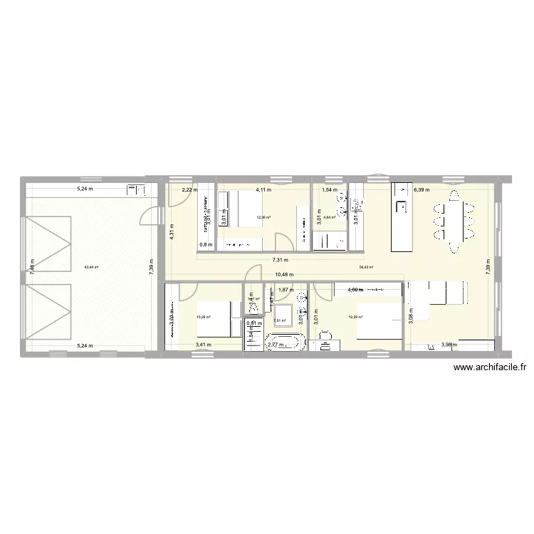 Bureau. Plan de 8 et 148 m² Bureau. Plan de 8 et 148 m²