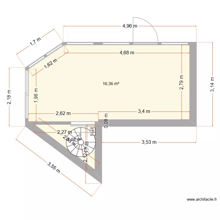 drivescholl aVANT travaux. Plan de 
