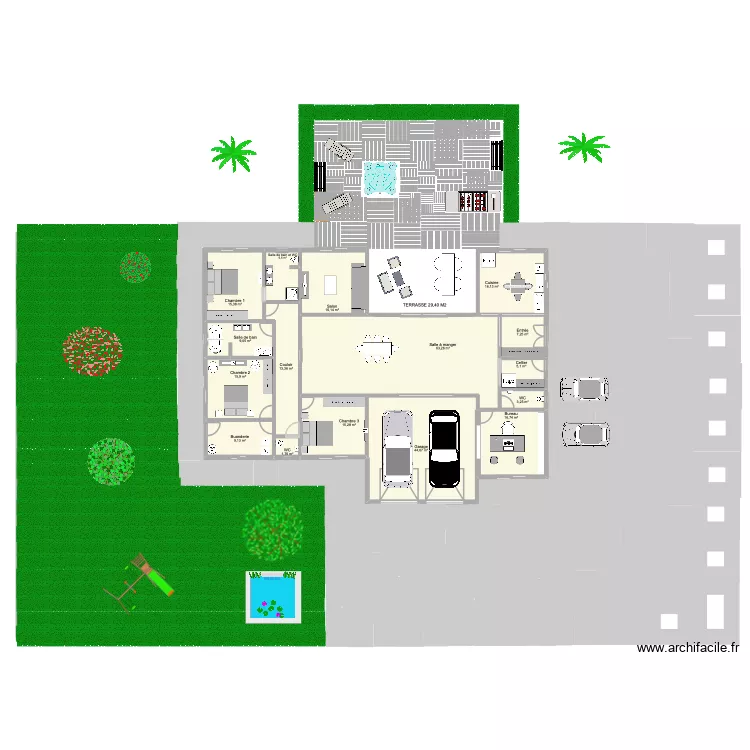 PLAN MAISON 1. Plan de 16 pièces et 259 m² PLAN MAISON 1. Plan de 16 pièces et 259 m²