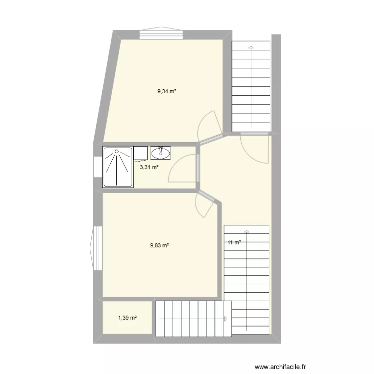 Anthouard rdc project. Plan de Anthouard rdc project. Plan de