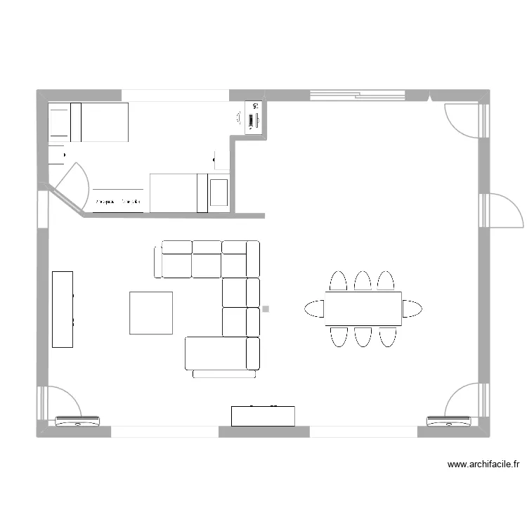 chambre relais bureau intégré. Plan de chambre relais bureau intégré. Plan de