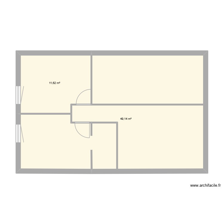 etage. Plan de 0 pièce et 0 m2