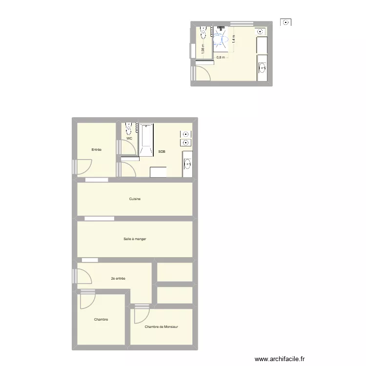 Dar. R&eacute;gis, Laure. Plan de 