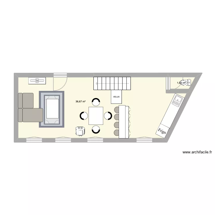 plan R1. Plan de 2 et 38 m² plan R1. Plan de 2 et 38 m²