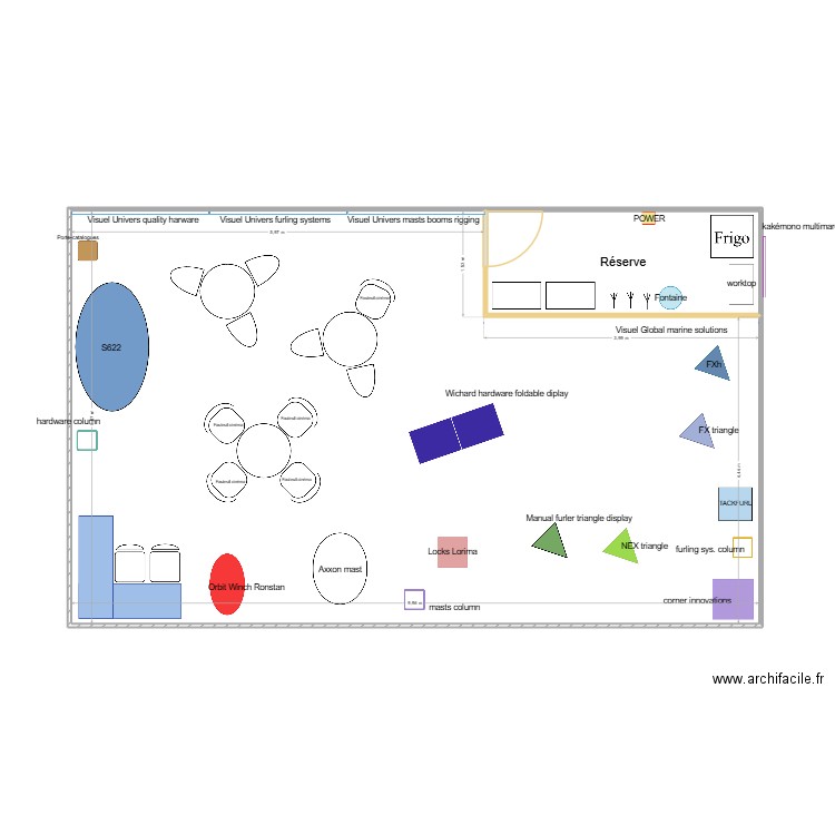 Stand 10D56 BOOT 2026. Plan de 2 pièces et 59 m2