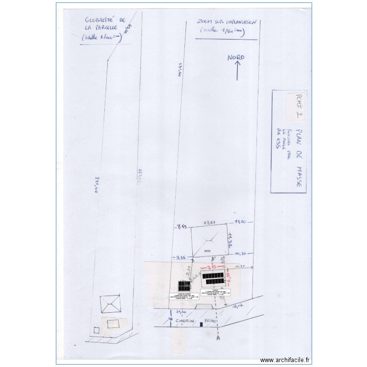 ROUSSEL PLAN DES TOITURES. Plan de 0 pièce et 0 m2
