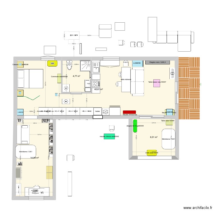 MEYRARGUES PROJET 20 nov. Plan de 4 pièces et 69 m2