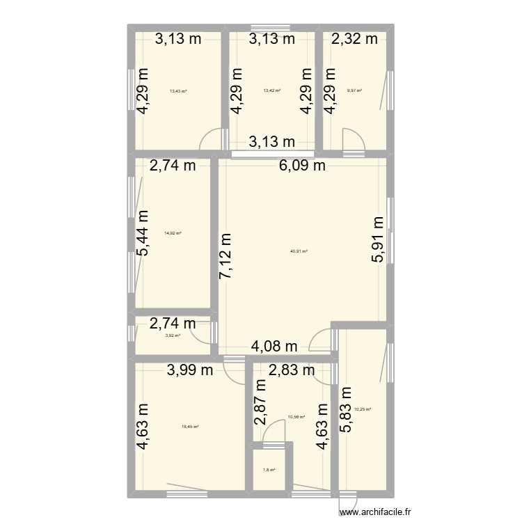 PLAN CRECHE 2. Plan de 0 pièce et 0 m2