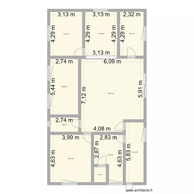 PLAN CRECHE 2. Plan de 0 pièce et 0 m2