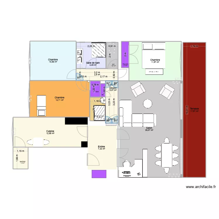 APPART TOULON V2. Plan de APPART TOULON V2. Plan de