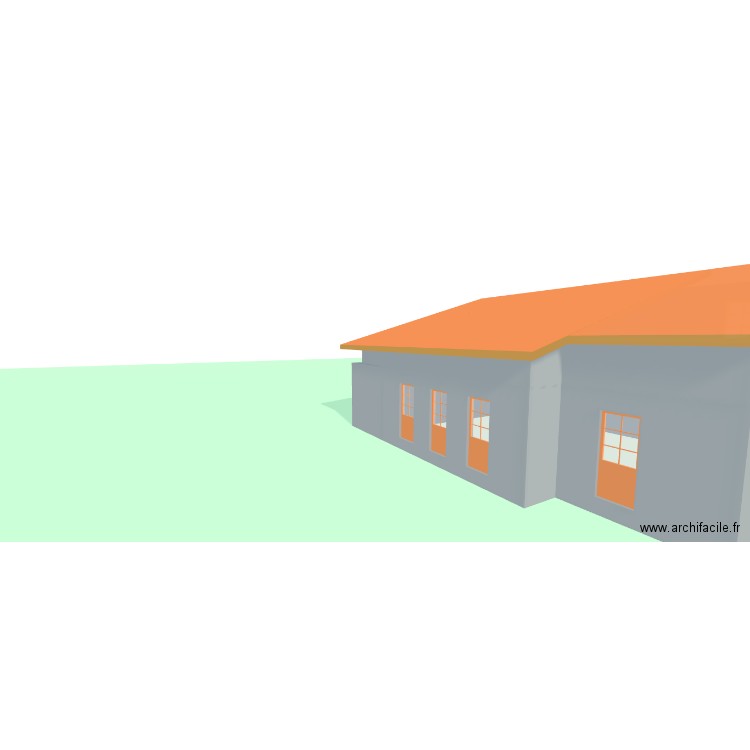 BERGERIE LORIOL. Plan de 2 pièces et 125 m2
