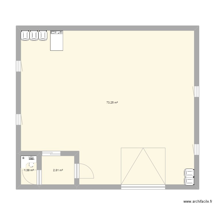 gge de la chapelle. Plan de 0 pièce et 0 m2