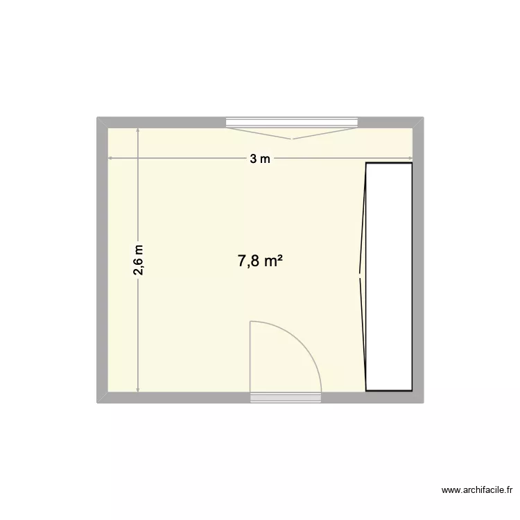 Chambre MP. Plan de Chambre MP. Plan de