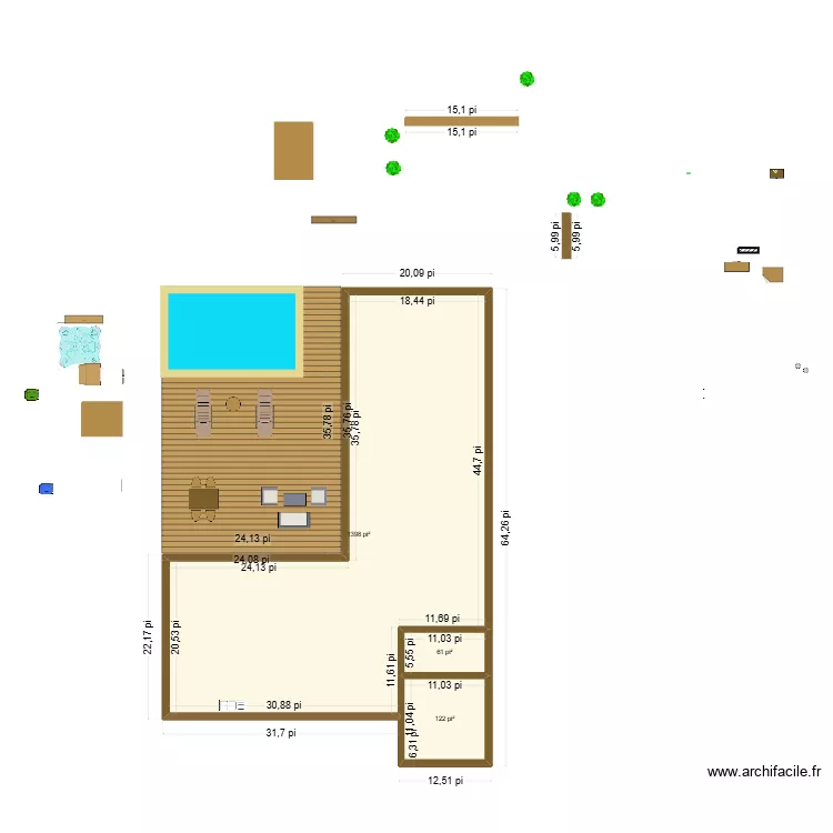 Plan no 3. Plan de 