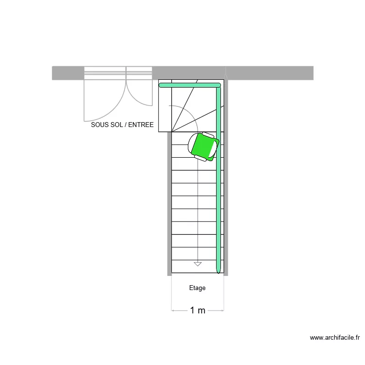 BACKES escalier 02 04 26. Plan de BACKES escalier 02 04 26. Plan de