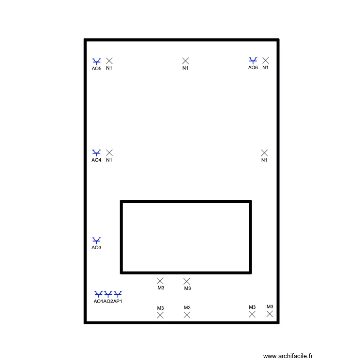 Jardin Orée élec. Plan de 1 Pièce et 6 m² Jardin Orée élec. Plan de 1 Pièce et 6 m²