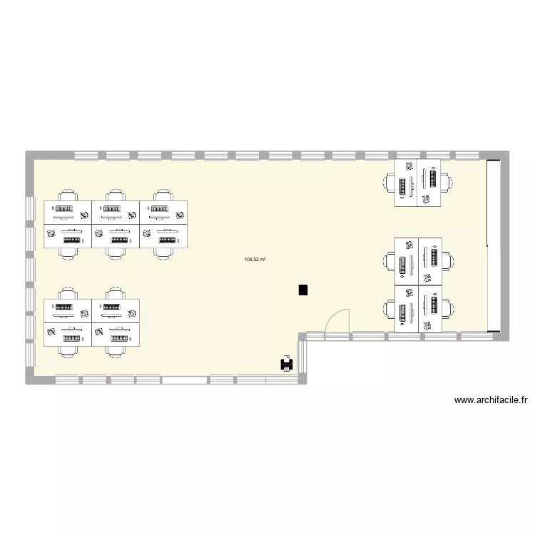 bureau. Plan de bureau. Plan de