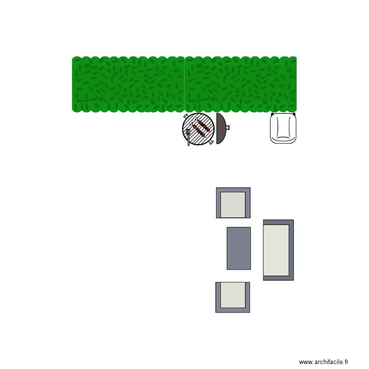 Extérieur Garage. Plan de 0 pièce et 0 m2