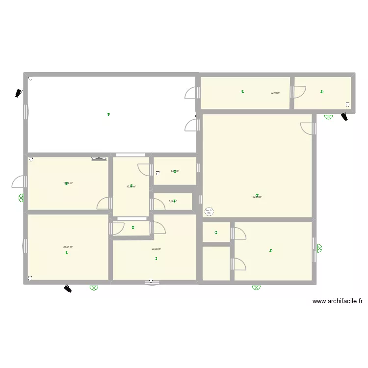 cogolin. Plan de 8  et 191 m²