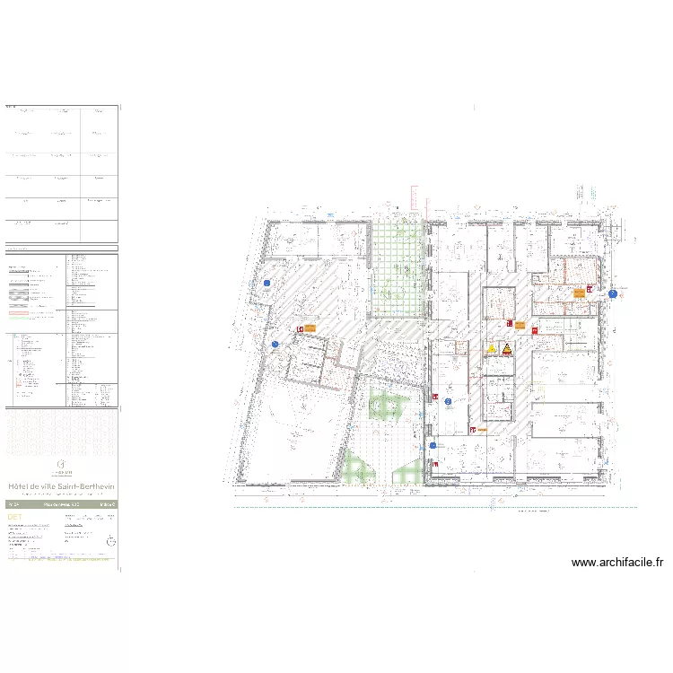 MAIRIE ST BERTHEVIN RDC. Plan de 