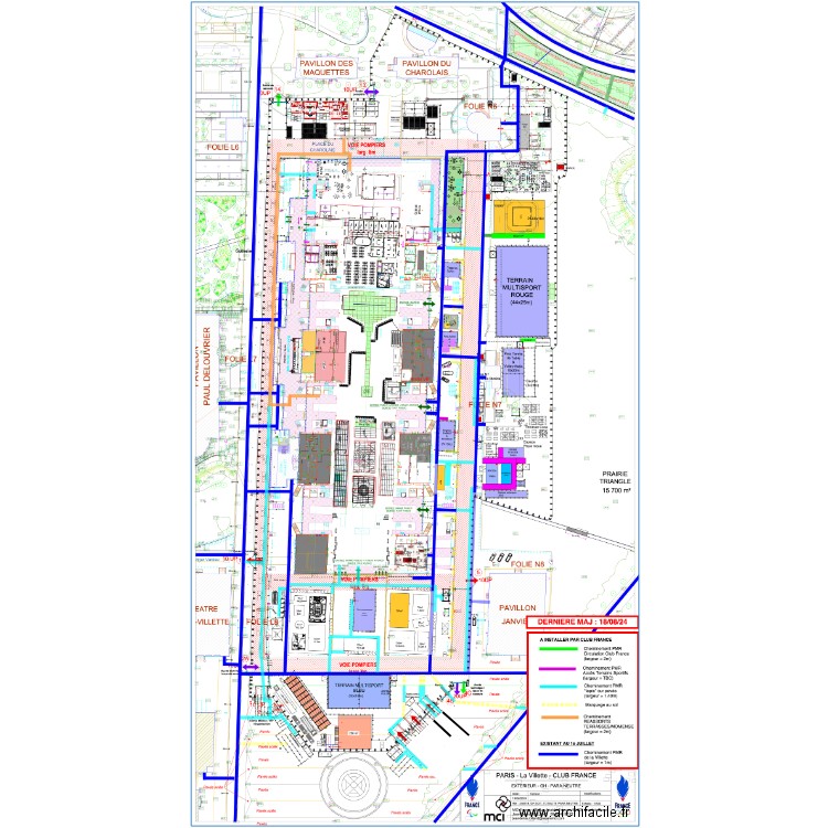 Plan PARA. Plan de 0 pièce et 0 m2