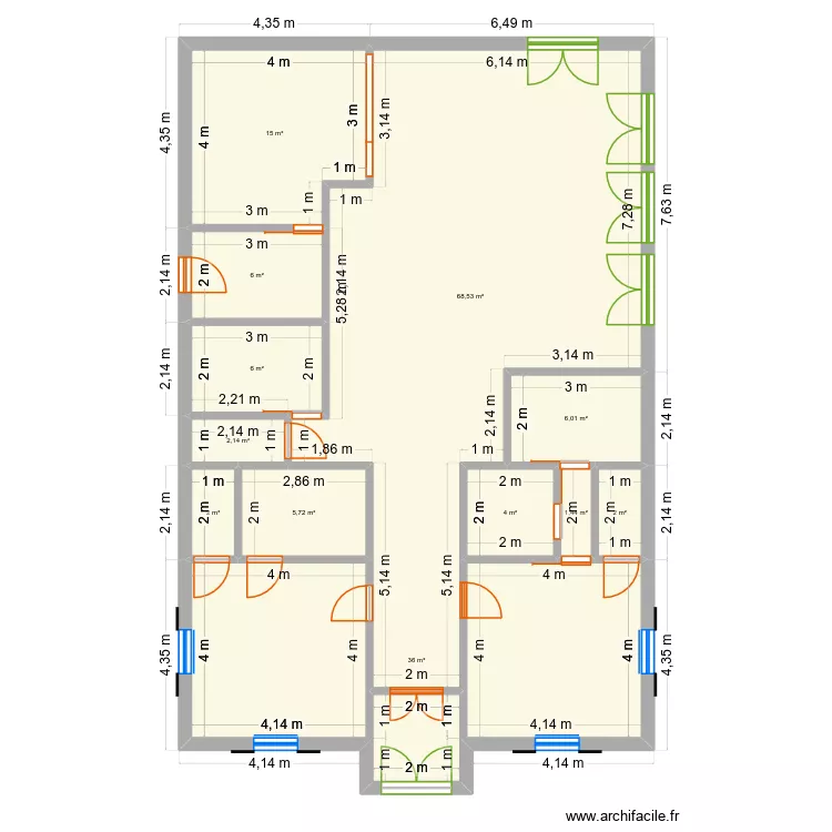 LoNiR.00.02. Plan de 12  et 155 m²