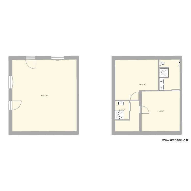 Plan Stéphanie P. St Nazaire. Plan de 0 pièce et 0 m2