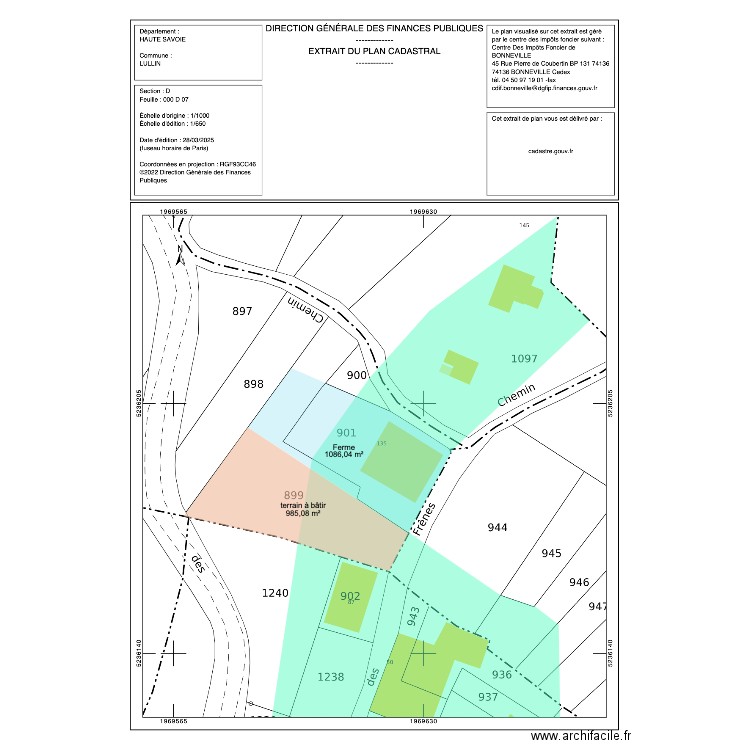 adam lullin. Plan de 0 pièce et 0 m2