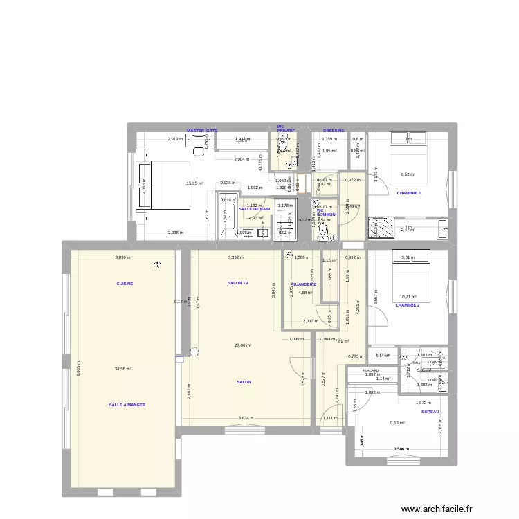 PLAN CARRELAGE C&Ocirc;T&Eacute;. Plan de 