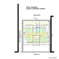 Ferrer, projet Combles, 2ch, sde,
