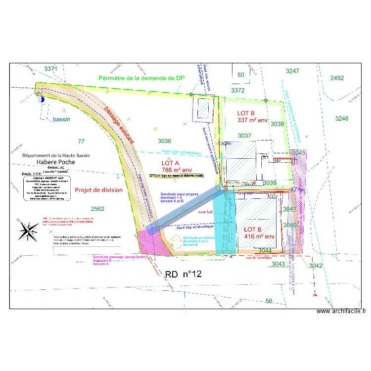 servitdues habere poche. Plan de 0 pièce et 0 m2