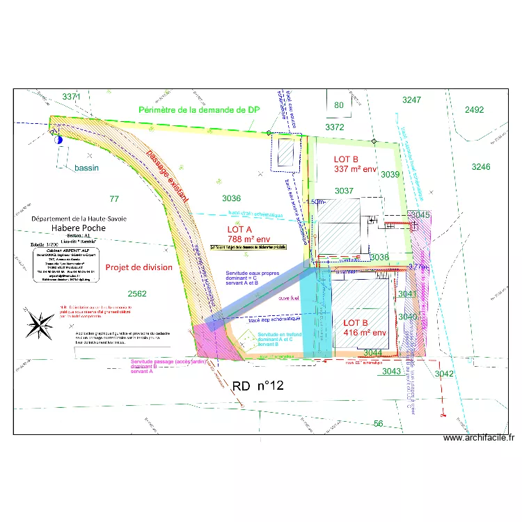 servitdues habere poche. Plan de 