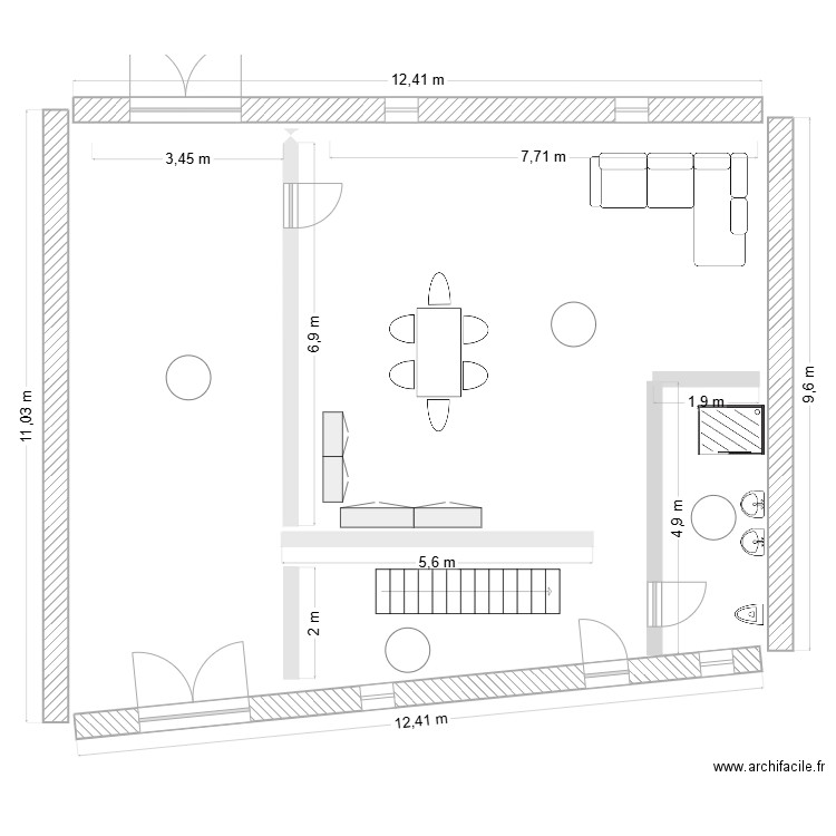 maison. Plan de 0 pièce et 0 m2